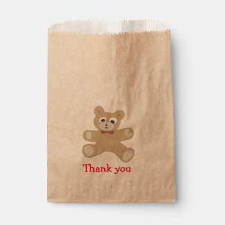 Sachets En Papier Ours en peluche excentrique remerciement