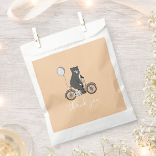 Sachets En Papier Ours scandinave à vélo minimaliste Merci