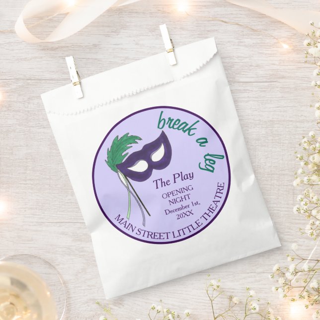 Sachets En Papier Ouverture de la soirée Drame Club Masquerade Masqu (Coupé)