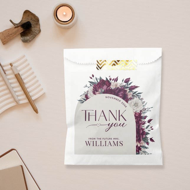 Sachets En Papier ove en Fleur Mariage Fête Fleurs Bourguignon et Cr (Créateur téléchargé)