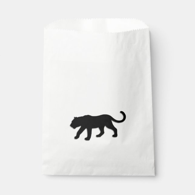 Sachets En Papier Panthère noire (Devant)