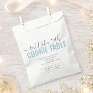 Sachets En Papier Papier Mariage de table de cookies