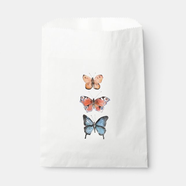 Sachets En Papier Papillons (Devant)