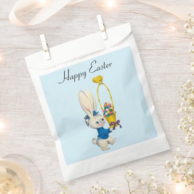 Sachets En Papier Parfait, Cool Joyeux Pâques, Lapin (Coupé)