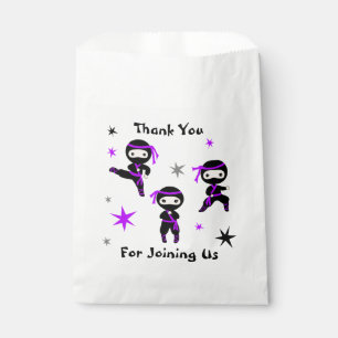 Sachets En Papier Parti Anniversaire de enfant guerrier mignon Ninja