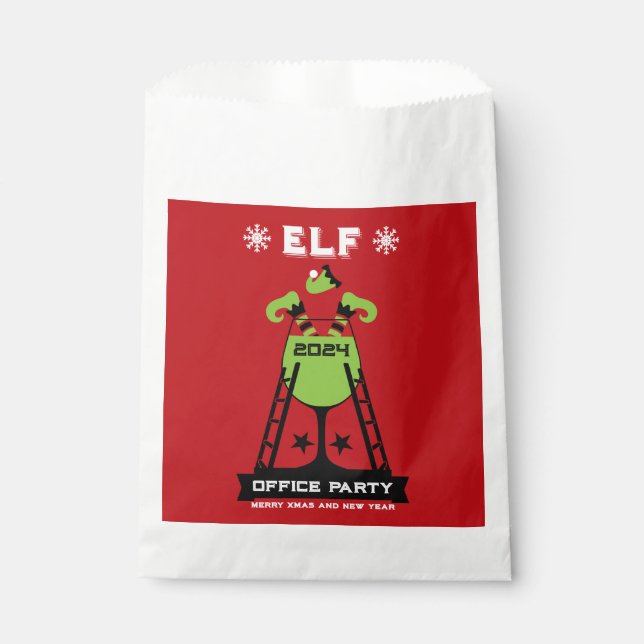 Sachets En Papier Parti Elf Xmas (Devant)
