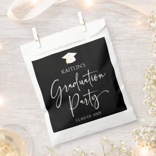 Sachets En Papier Parti minimaliste moderne élégante Graduation