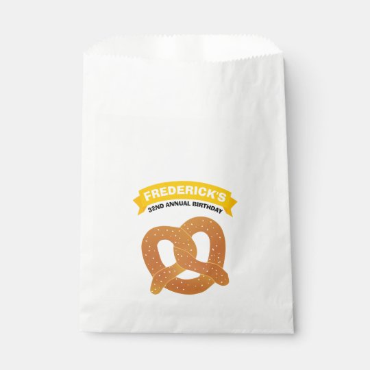 Sachets En Papier Partie de bretzel mou