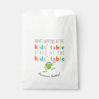 Passover "The Kids'Table" Goodie Favoriser Sac