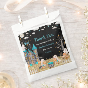 Sachets En Papier Pastel Halloween Little Boo Boy Baby shower