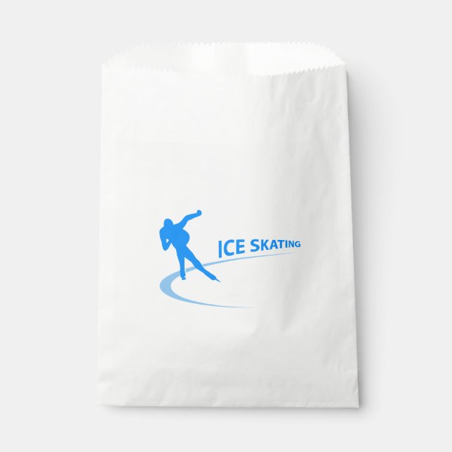 Sachets En Papier Patinage sur glace (Devant)
