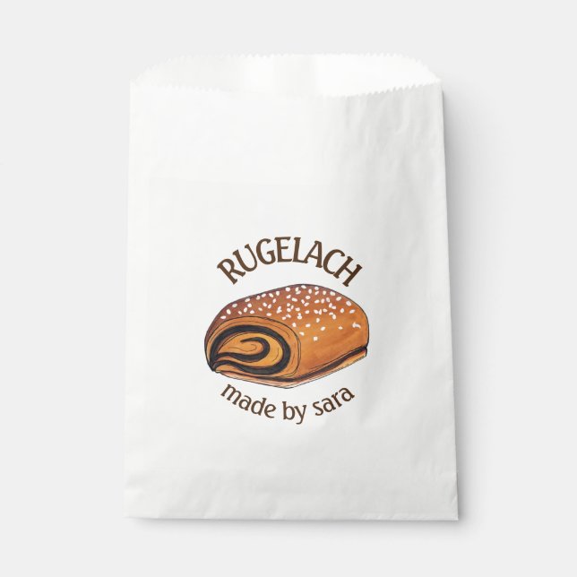 Sachets En Papier Pâtisserie Rugelach Boulangerie Faite Maison Par (Devant)