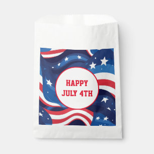 Sachets En Papier Patriotic Treat Favoriser Sac