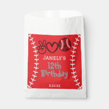 Peace Love Softball Anniversaire