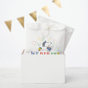 Sachets En Papier Peanuts Snoopy Woodstock Nous avons réussi Diplômé