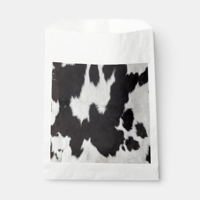 Sachets En Papier peau de vache noir (Devant)
