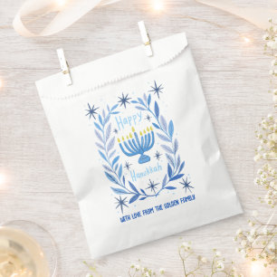 Sachets En Papier Peinture de vacances en gros Hanoukka Menorah pers