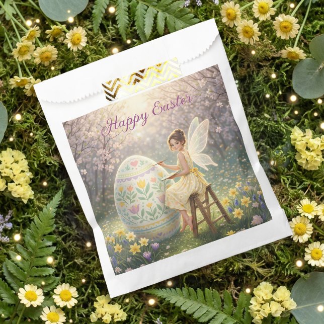 Sachets En Papier Peinture d'œuf de fée de Pâques Printemps (Créateur téléchargé)
