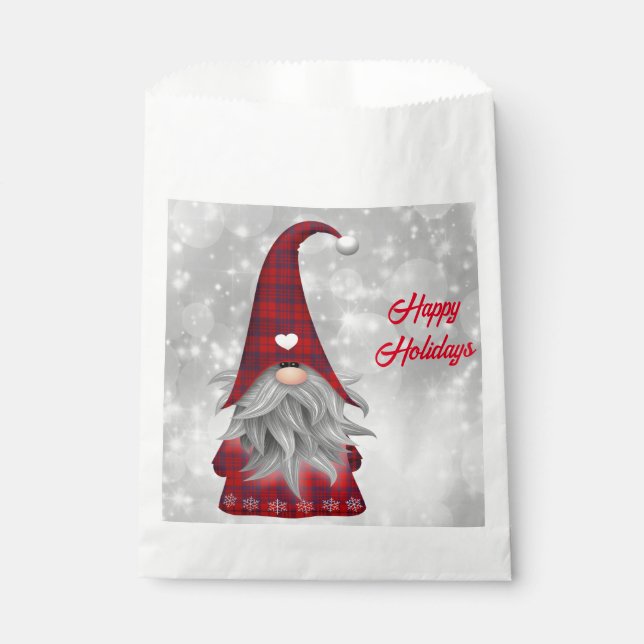Sachets En Papier Père Noël de Noël       (Devant)