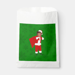 Sachets En Papier père Noël donald trump mauvais Noël