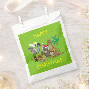 Sachets En Papier Père Noël koala Australian Christmas Favoriser sac