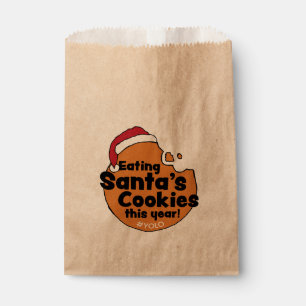 Sachets En Papier Père Noël's Cookies Yolo Hashtag Christmas Cookie