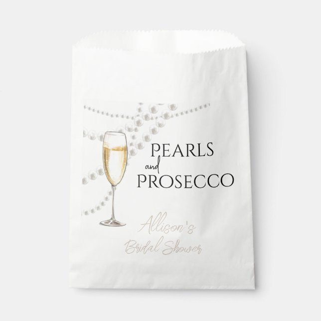 Sachets En Papier Perles et Prosecco (Devant)
