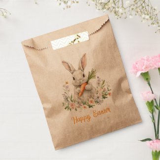 Sachets En Papier Personalized Easter Bunny  Happy easter