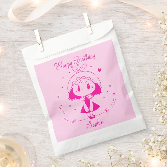 Sachets En Papier Personalized Happy Birthday  (Coupé)