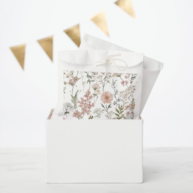 Sachets En Papier Pétales Sereins (Fête)