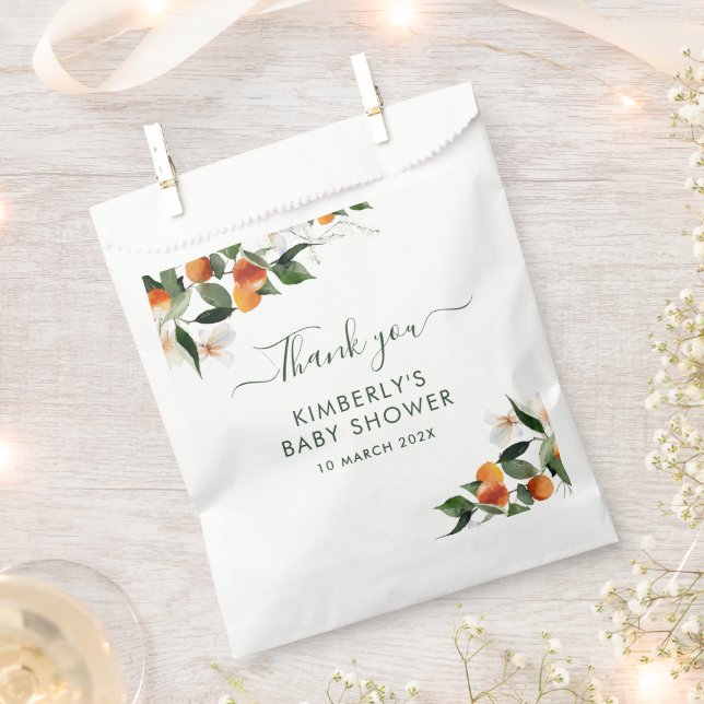 Sachets En Papier petit baby shower (Coupé)