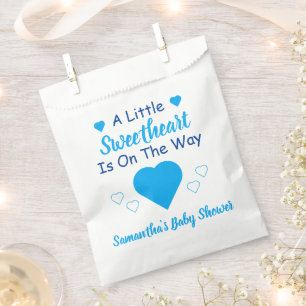 Sachets En Papier Petit Baby shower de coeur