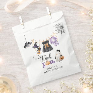Sachets En Papier Petit baby shower de linge de maison merci
