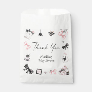 Sachets En Papier Petit Baby shower fille d'Halloween Boo