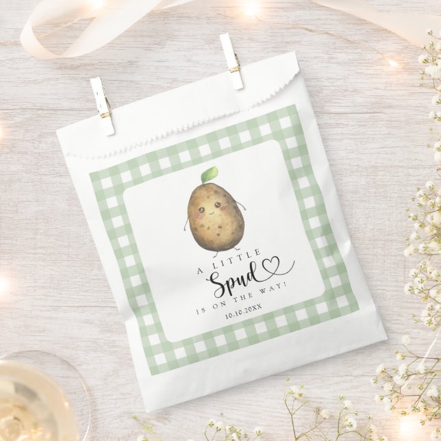 Sachets En Papier Petit Baby shower Spud (Coupé)