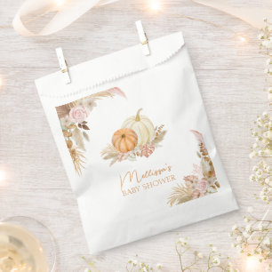 Sachets En Papier Petit Citrouille Automne Boho automne Baby shower 