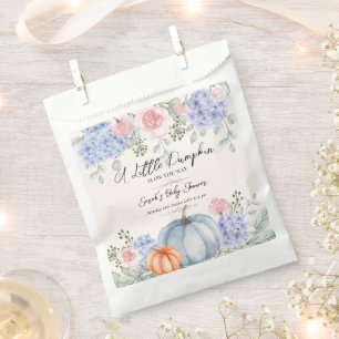 Sachets En Papier Petit Citrouille floral Halloween Baby shower d'au