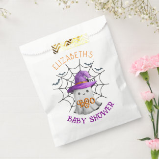 Sachets En Papier Petit fantôme mignon et baby shower BOO spiderweb