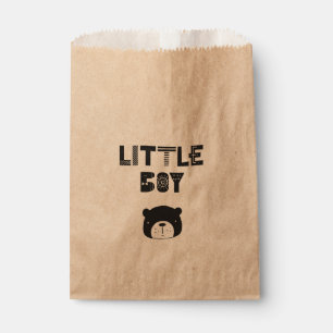 Sachets En Papier Petit Garçon Ours de bébé Favoriser le sac