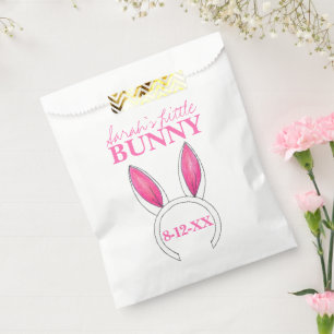 Sachets En Papier Petit Lapin Rose Rabbit Oreilles Nouveau Bébé Douc