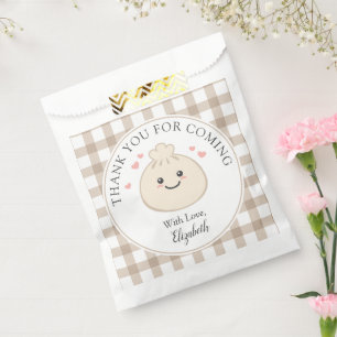 Sachets En Papier Petit Merci De Baby shower À Déverser Pour Venir