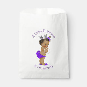 Sachets En Papier Petit pourpre ethnique de princesse baby shower