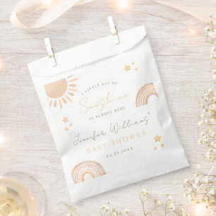 Sachets En Papier Petit rayon Soleil Soleil baby shower arc-en-ciel