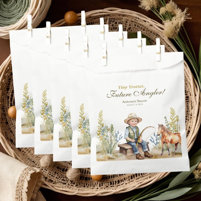 Sachets En Papier Petit Trotter Futur Pêcheur Pêcheur Pêcheur Baby s (Créateur téléchargé)