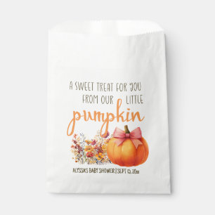 Sachets En Papier Petite Citrouille Douceur Bébé Shower