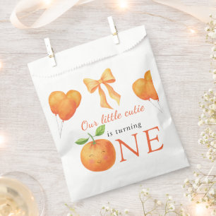 Sachets En Papier Petite Douce Orange Citron 1er Anniversaire