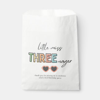 Sachets En Papier Petite Miss Trienager Party Favoriser le sac