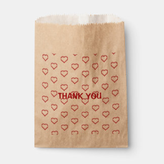 Sachets En Papier petits coeurs 