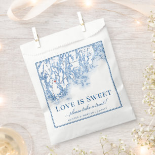 Sachets En Papier Phippsburg Maine Destination Mariage L'amour est d