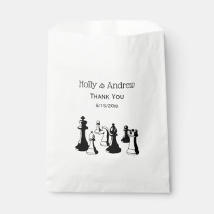 Sachets En Papier Pièces de Jeu d'Échecs Art Vintage #2